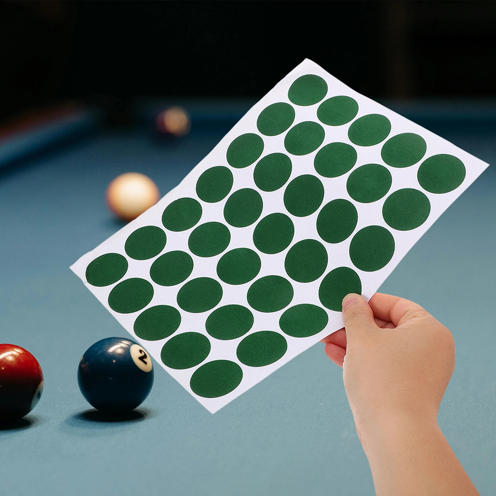 

Pool Table Cloth Repair Stickers Billiard Spot Patches Snooker Mending Accessories Crafted Lint Materials Durability Longevity