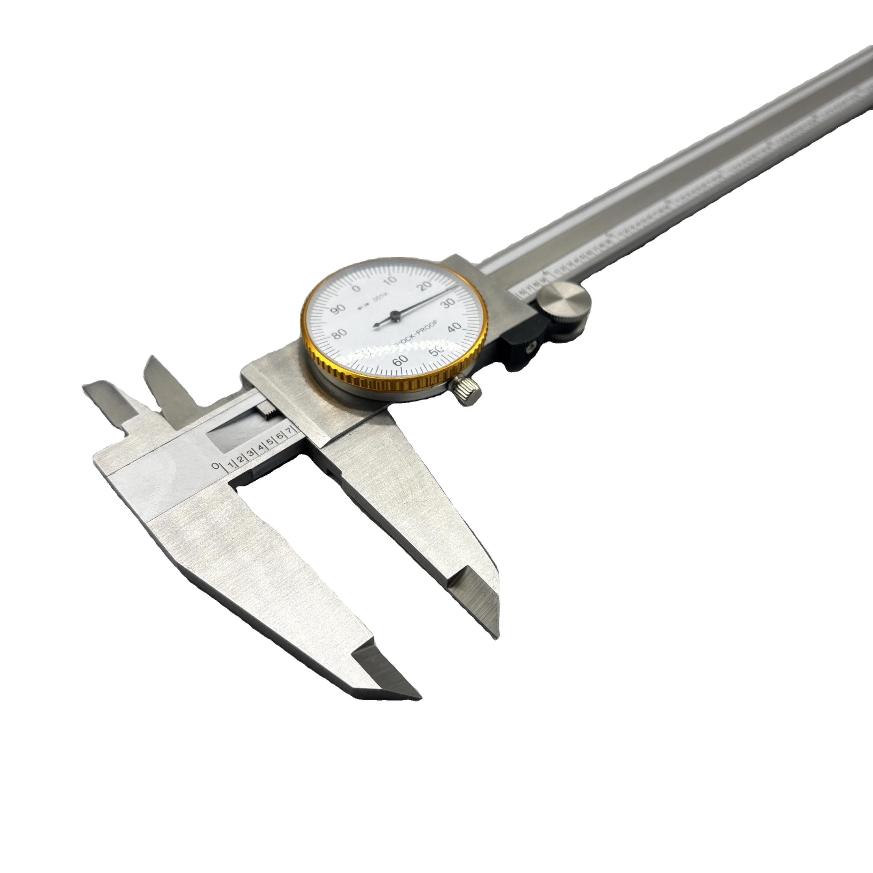 Industrial Use 12 Inch Stainless Steel Dial Vernier Caliper Precision Dual Hand Analog Dial Caliper Measuring Tools