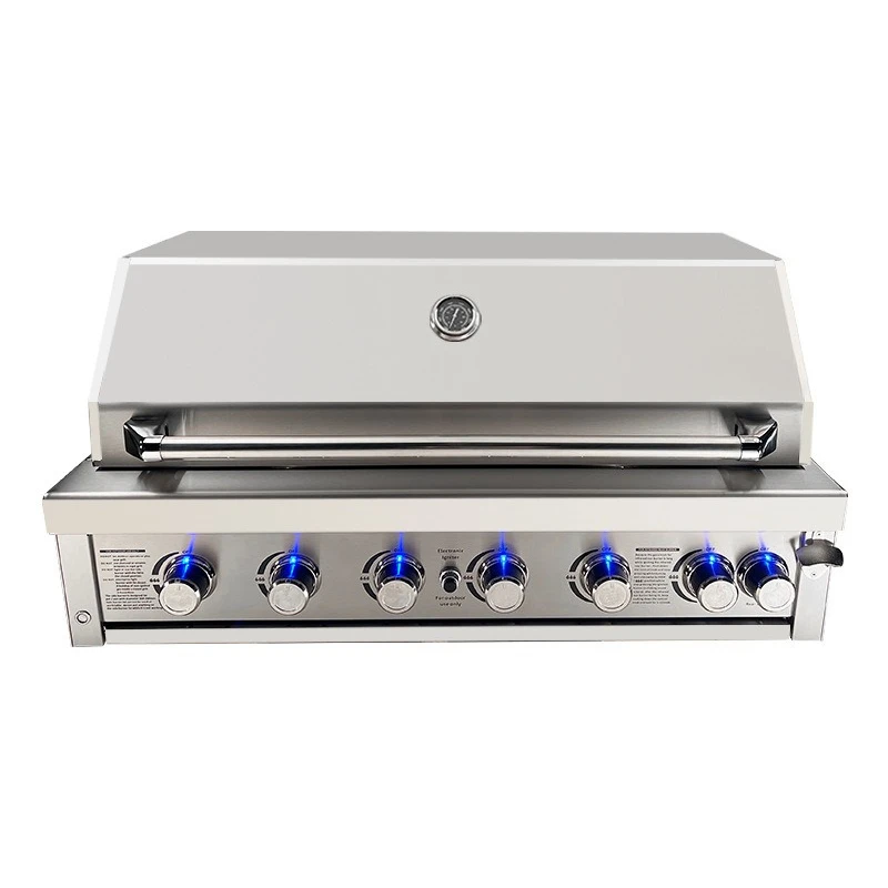 Outdoor kitchen patio BBQ 304 stainless steel villa garden terrace recessed c