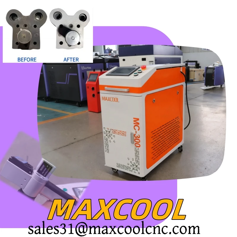 Rust Laser Cleaning CNC Mold Engine Disk Cleaning Tools 300w 500w 1000w 2000w Higher Precision for wood better than Blasting