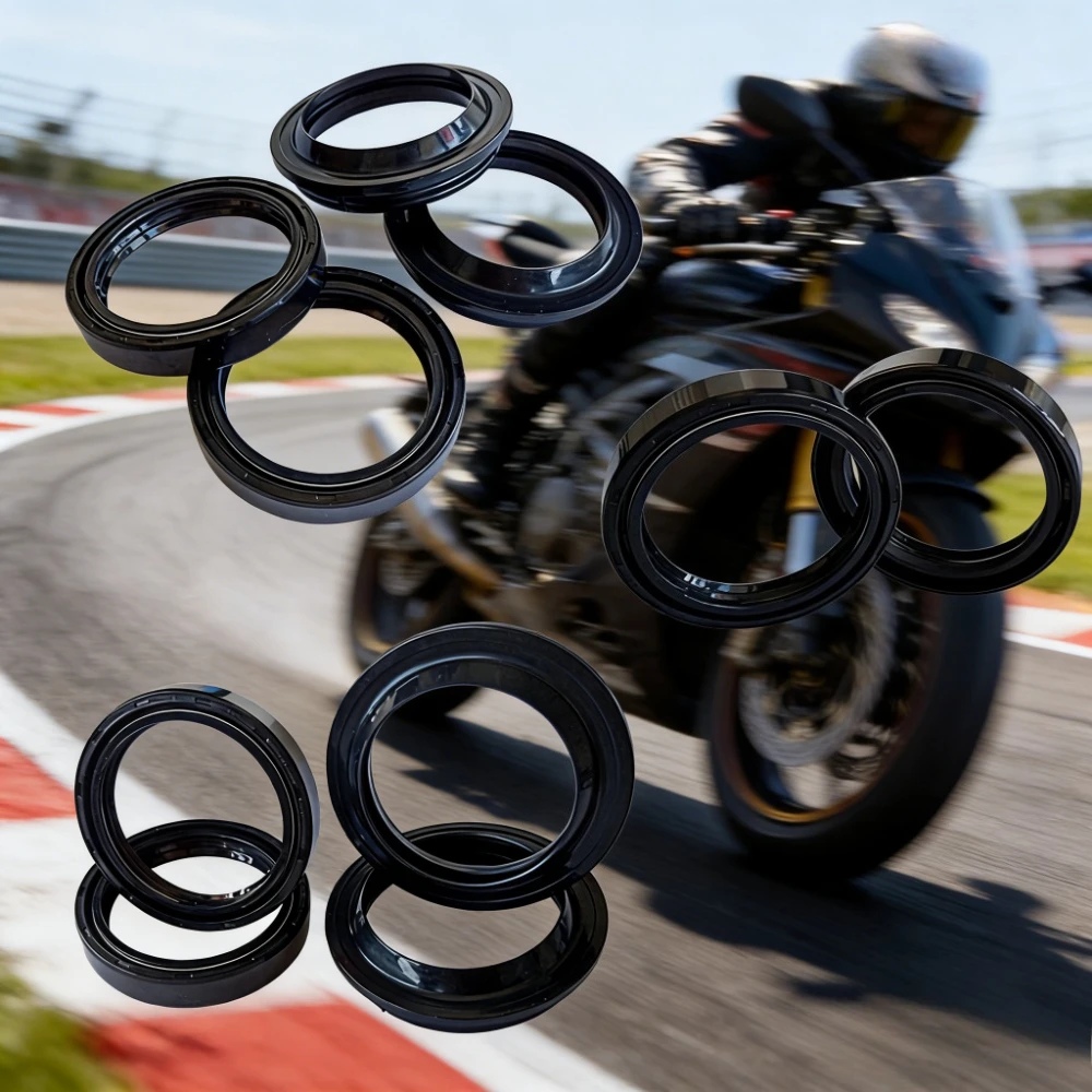 

2pc/4pc/8pc 27x39x10.5 27*39*10.5 Motorcycle Parts Front Fork Shock Absorber Damper Oil Seal & 27x39 Dust Cover