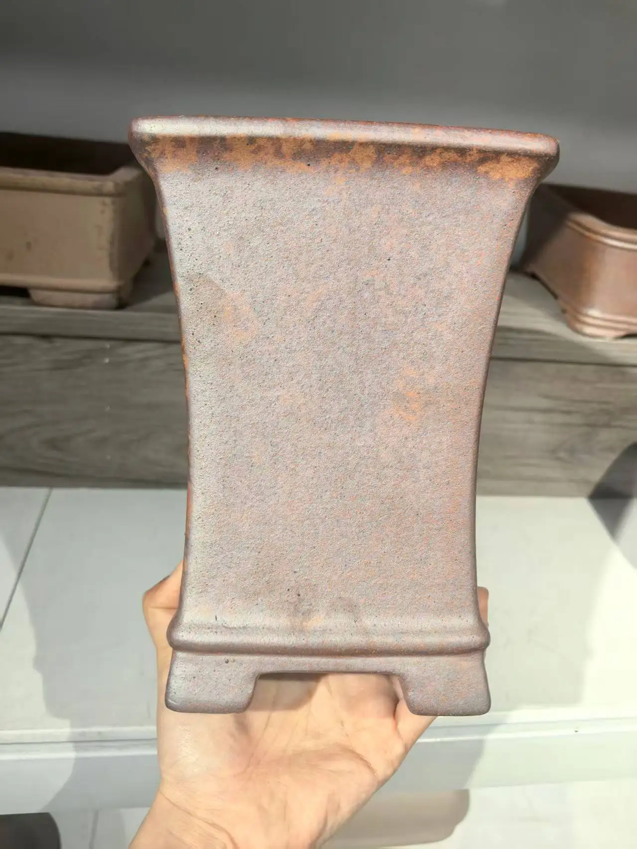 

High quality Yixing clay Wood-fired style cascade pot