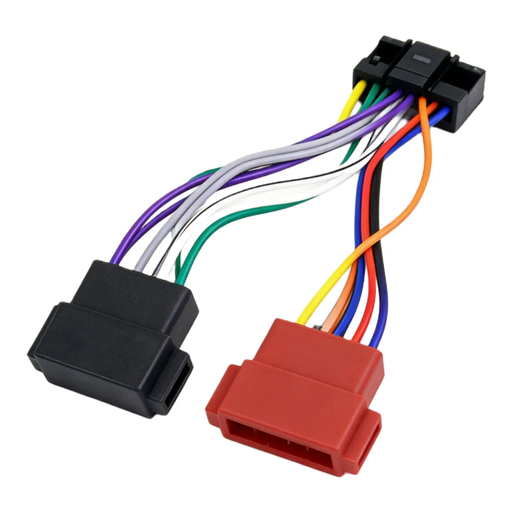16 Pin For Alpine Radio Wiring Harness Adapter Enables ISO Radio Compatibility for For Alpine In-Dash Audio Systems
