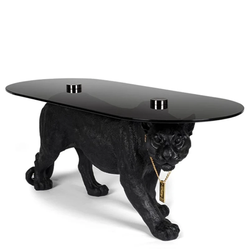 

Italian light luxury high-end Internet celebrity tea table, designer personalized creative animal shape, living room home