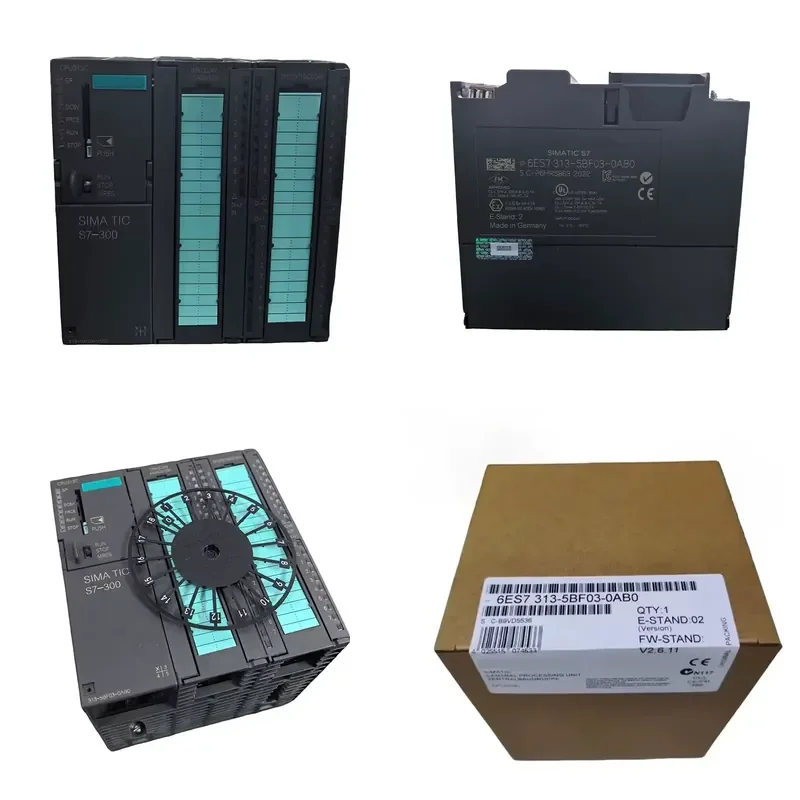 New S7- 300 PLC Programming CPU Module RS485 6ES7313-5BF03-0AB0 CPU313C- 2DP 6ES7313-5BF03-0AB0