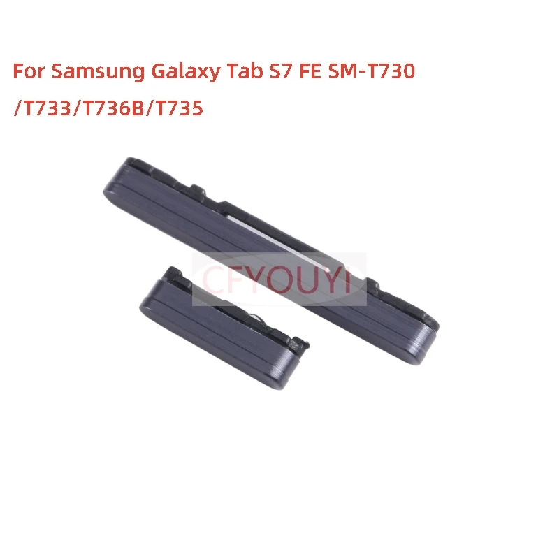 1Set For Samsung Galaxy Tab S7 FE T730 / T733  / T736B/ T735 Power ON OFF Button Volume Control Button Side Key Button Keys