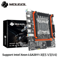 MOUGOL X99 Gaming Motherboard Dual Channel DDR4 Memory PCIEx16 LGA2011-3 Support M.2 NVME for Desktop Computer Components