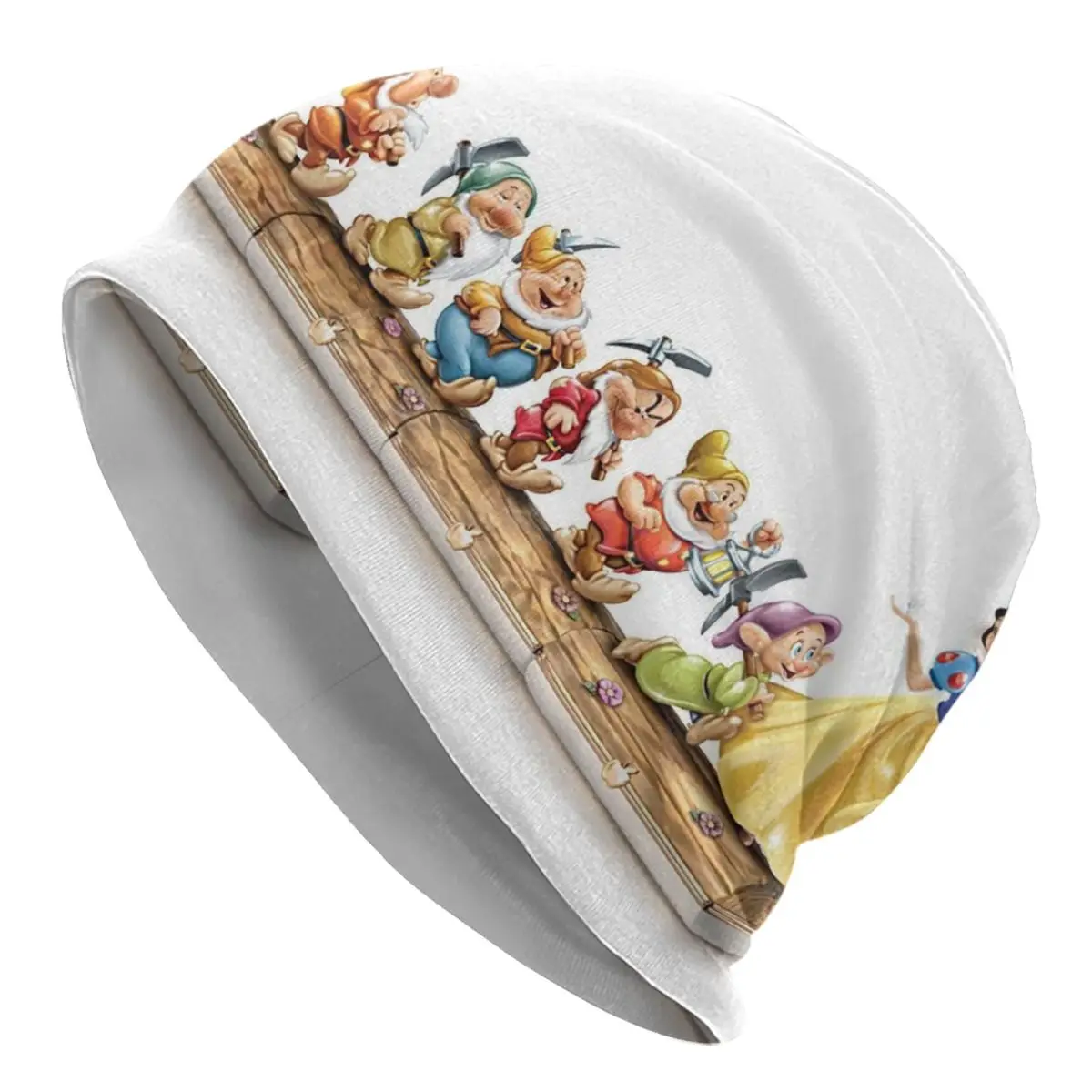 

Изготовленные на заказ шапки Белоснежки и семь гномов Skullies, модные зимние теплые шапки для женщин и мужчин, вязаная шапка унисекс, шапки для взрослых