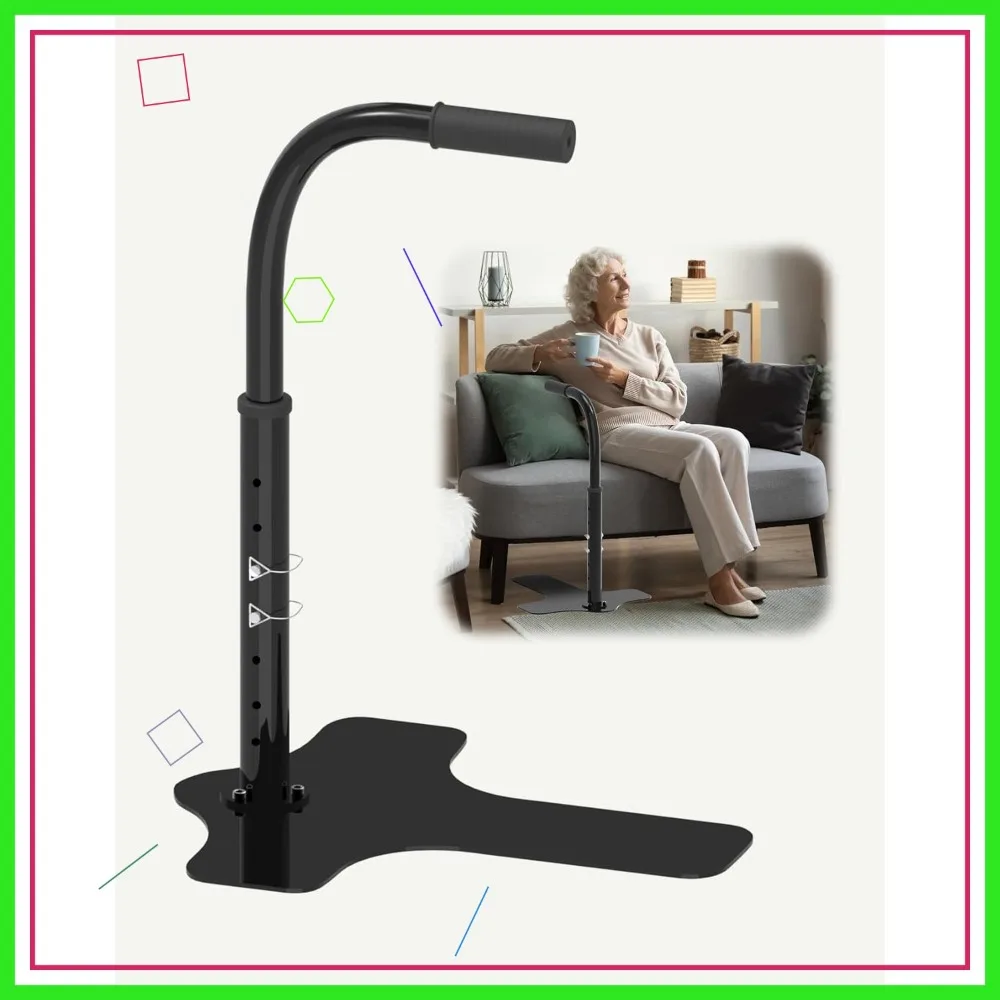 

Height Adjustable Couch Stand Assist for Elderly, 300LBS Capacity, Non-Slip Handle, Lift Aid for Sofa Chair