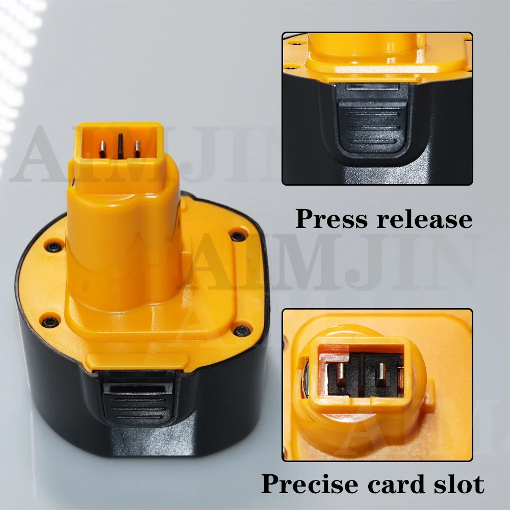 4800mAh 9.6V For Dewalt Ni-MH Battery DE9061 DE9062 DW9060 DW9061 DW9062 EZWA DE9036 29 Rechargeable battery