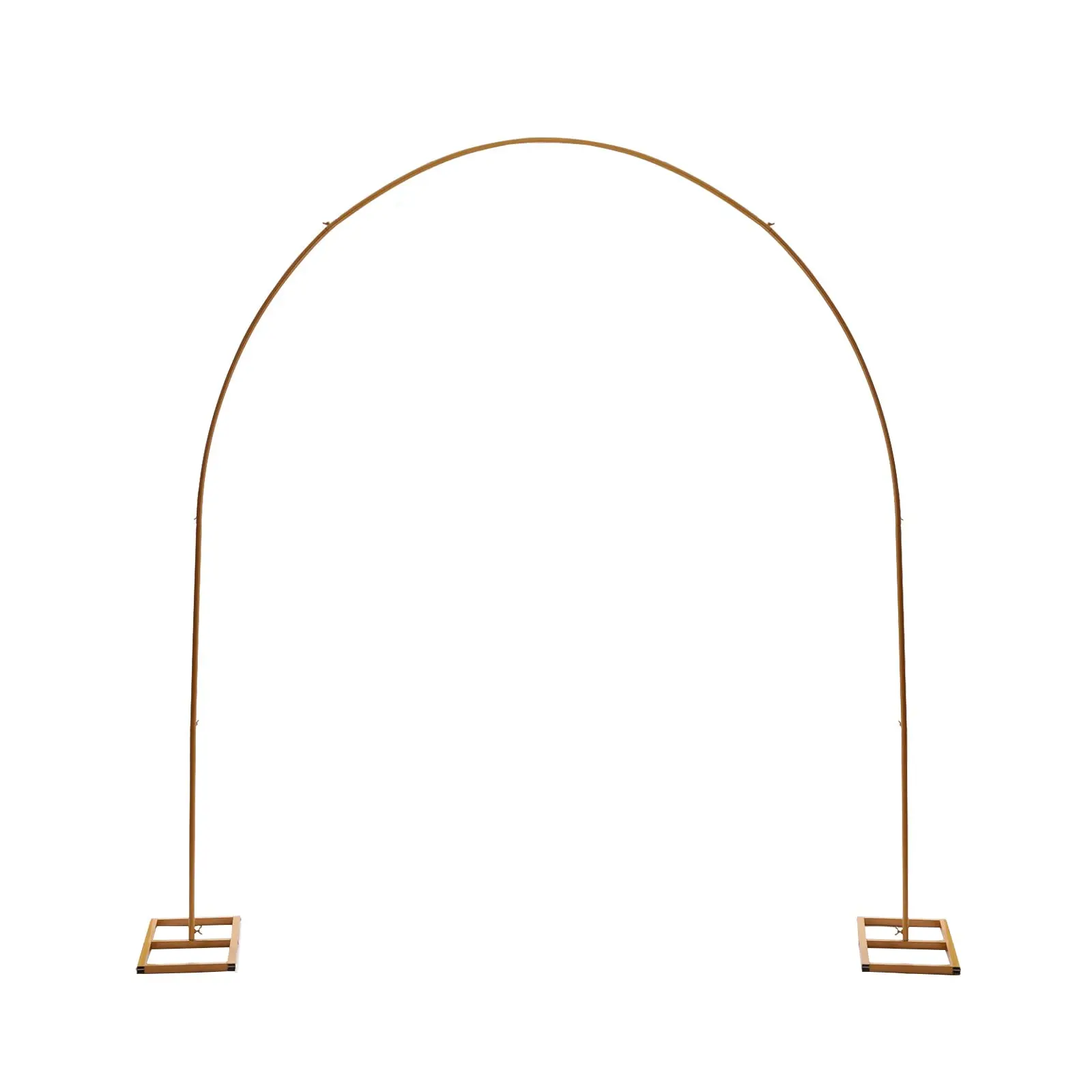 

W3.9Xh6.5Ft Wedding Arches for Ceremony, Gold Arch Backdrop Flower Stand Metal Arched Balloon Arch Kit Decoration Garden Climbin