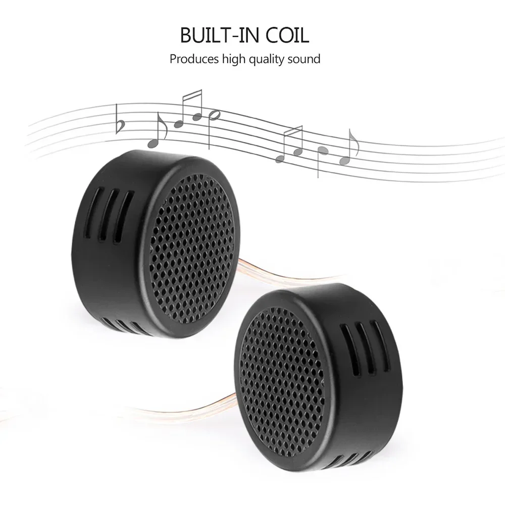 2Pcs Mini Car Dome Tweeter 500W High Efficiency Loud Speaker Super Power Audio Sound   Tweeters