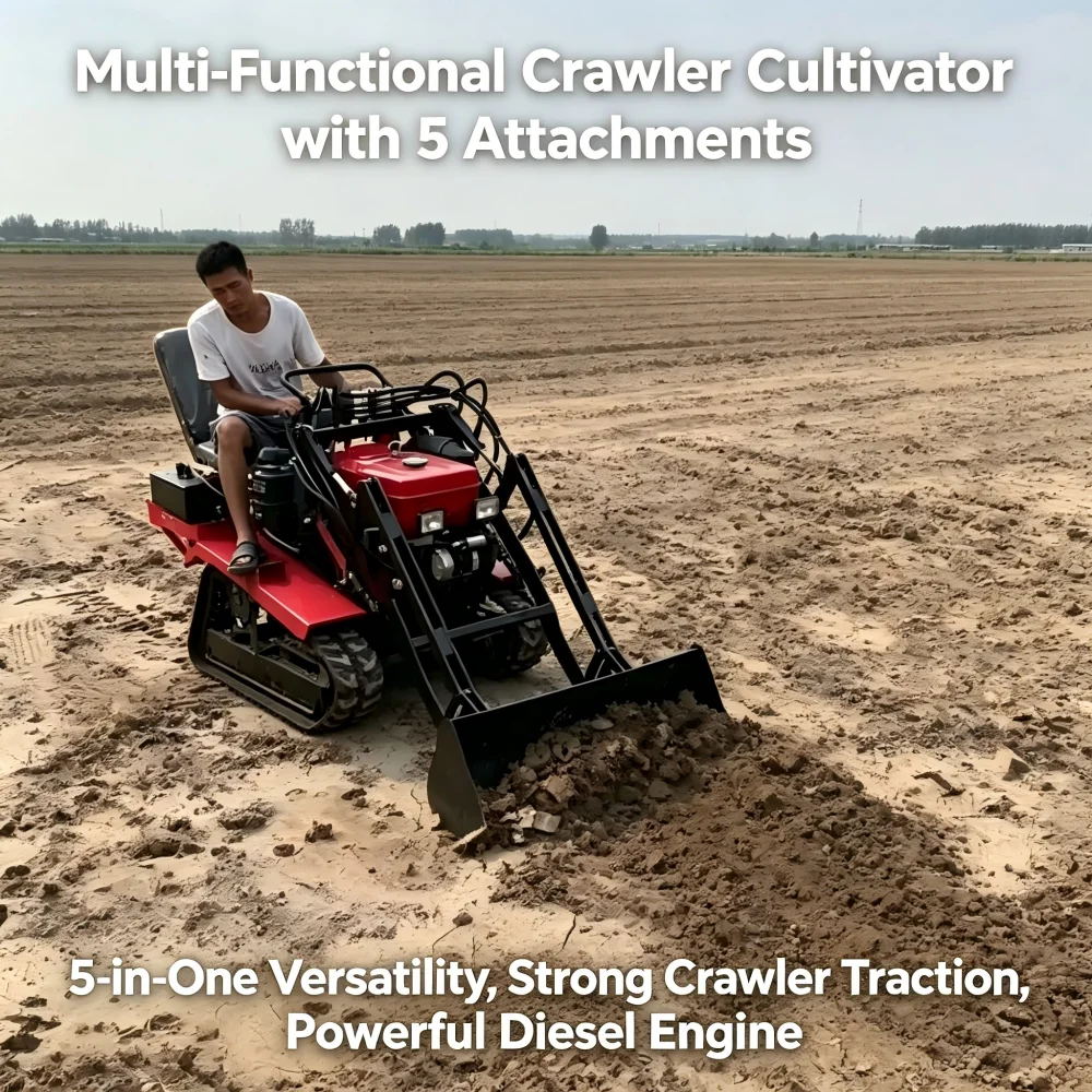 

Mountain-Specific Mini Tiller: No Slipping on Slopes, Ultra-Easy Cultivation for Steep and Small Plots