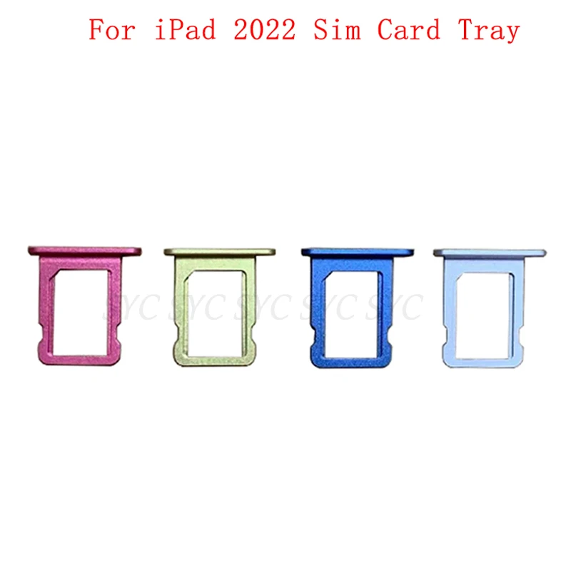 SIM Card Tray SIM Card Slot Holder For iPad 2022 10th Gen A2757 A2777 A2696 Memory MicroSD Card Repair Parts