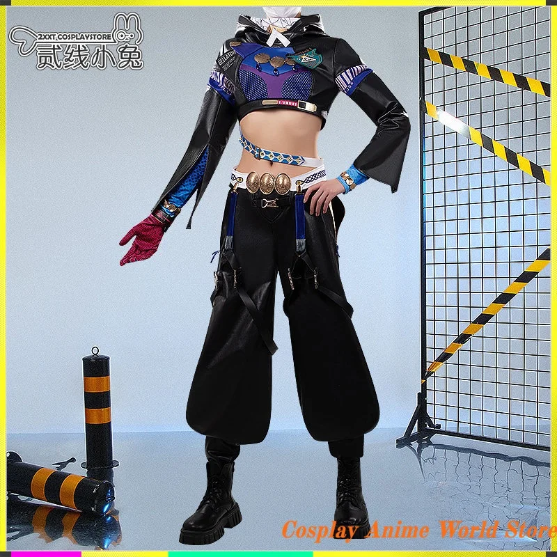 

In stock Arknights: Endfield Arclight Cosplay Costume Outfit uniform Halloween Party Male Role Play Clothing