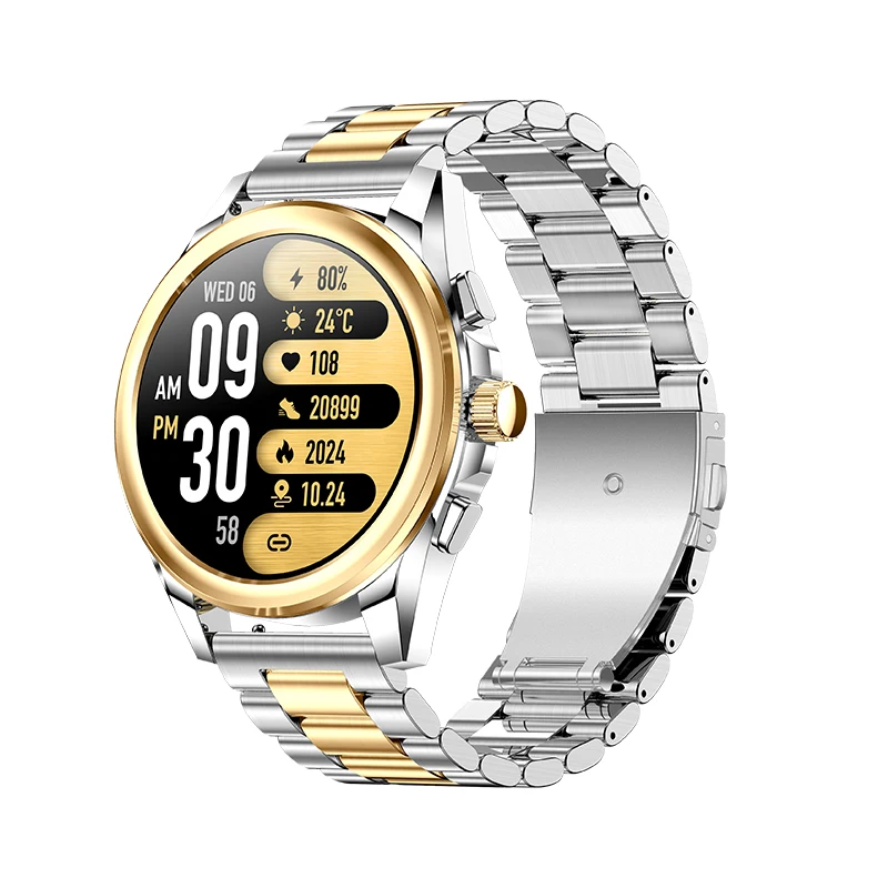 Montre Connectée Multifonction pour Homme, Appel Bluetooth, Compteurs de Pas, Bracelet de dehors, Convient pour Huawei XiaoMi, 2024