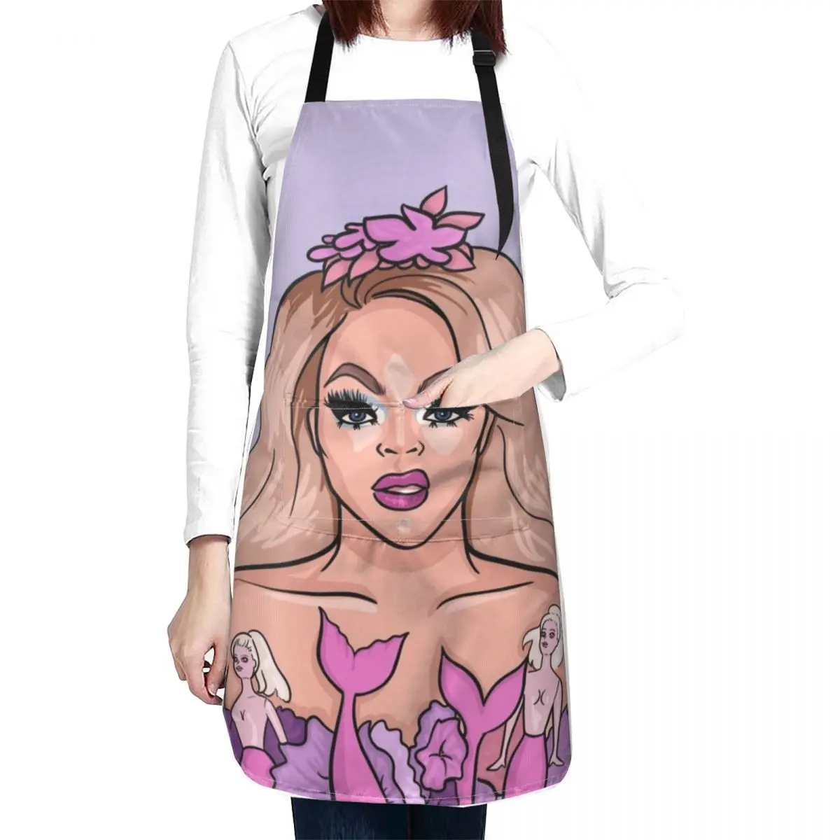 Miss Vanjie Apron with pockets Kitchen Tools Dress Apron