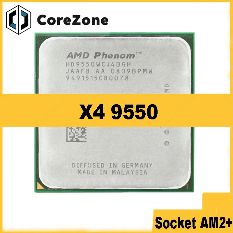 Phenom X4 9550 Quad-Core DeskTop 2.2GHz CPU HD9550WCJ4BGH Socket AM2