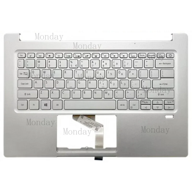 

W For Acer Swift3 SF314-42 SF314-59 N19C4 Laptop Palmrest Upper Case with Keyboard