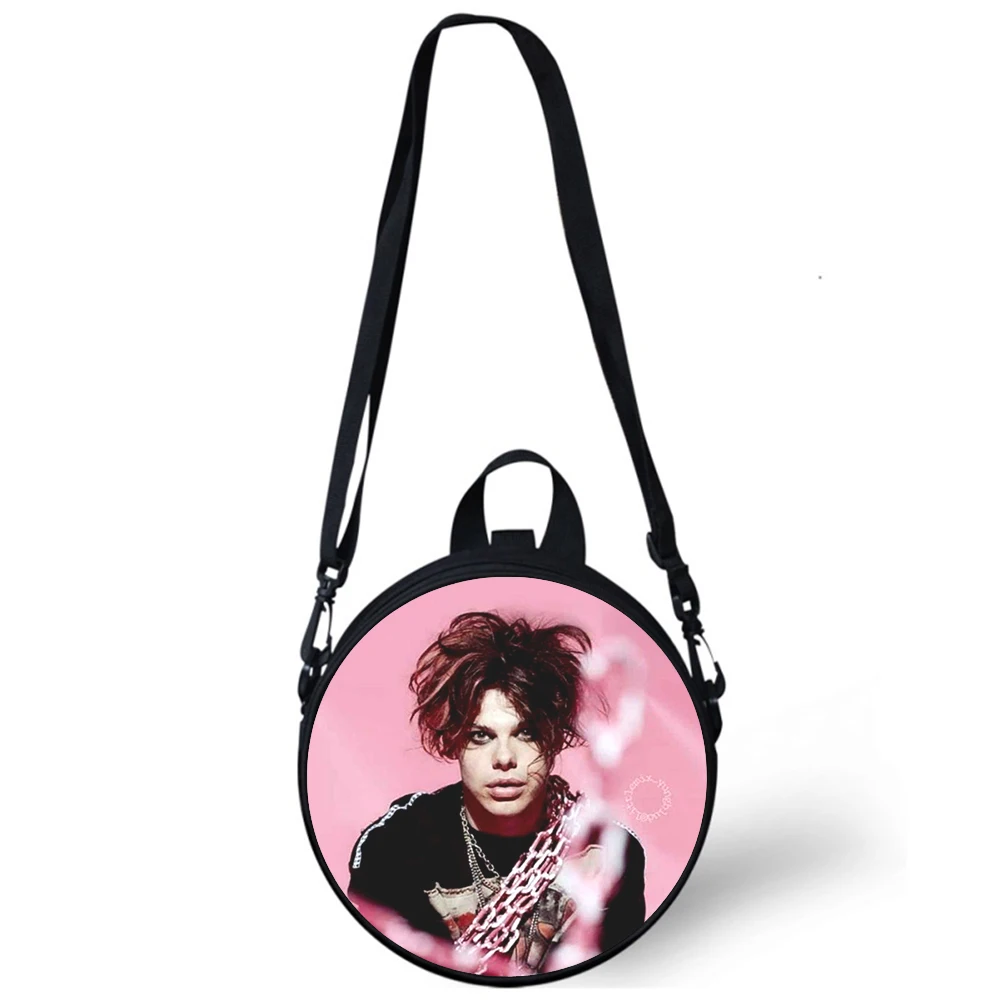 Yungblud Kind Kindergarten Tasche 3D Druck Umhängetaschen Umhängetaschen Für Schule Frauen Mini Runde Rucksäcke Rugtas Tasche