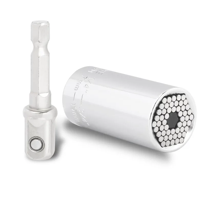 

Universal Socket with Power Drill Adaptor, Fits 1/4-3/4 inch