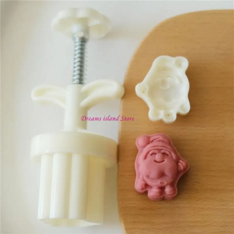 30G عيد الميلاد سلسلة الكعك البلاستيك القمر Mooncake Stamps إكسسوارات الخبز HX6C