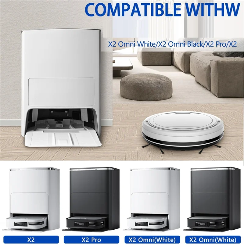 

【Подержанные предложения】Аксессуары Мешки для пыли для пылесосов Ecovacs Deebot X2 Omni/X2 Pro/X2, мешки для пылесоса, салфетки, боковая щетка