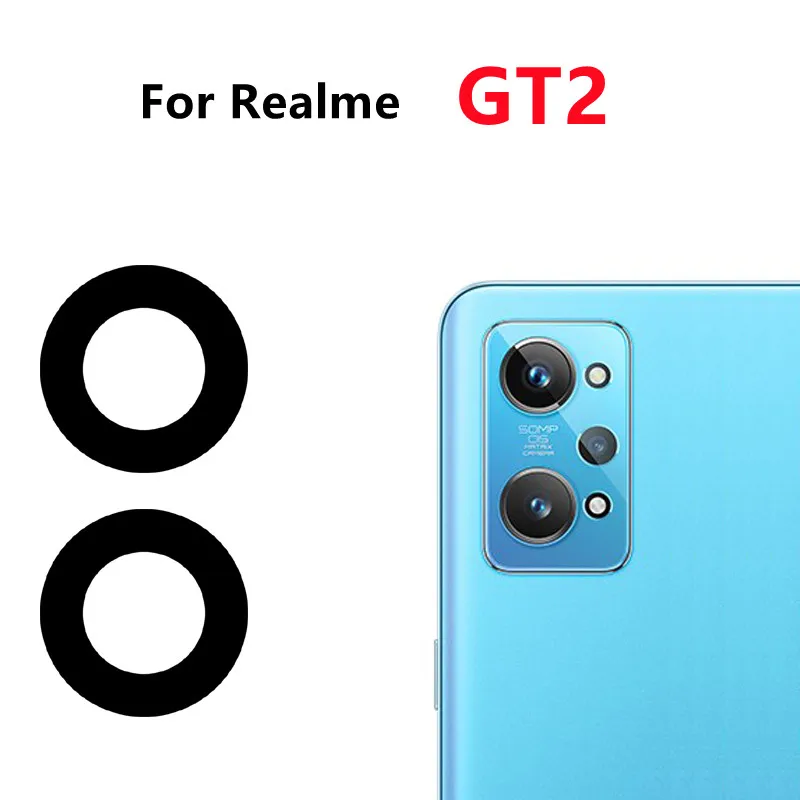 For Realme GT Neo 3 Neo2 GT2 Pro GT Neo2T Master Explorer Flash Rear Back Camera Glass Lens Cover with Adhesive Sticker