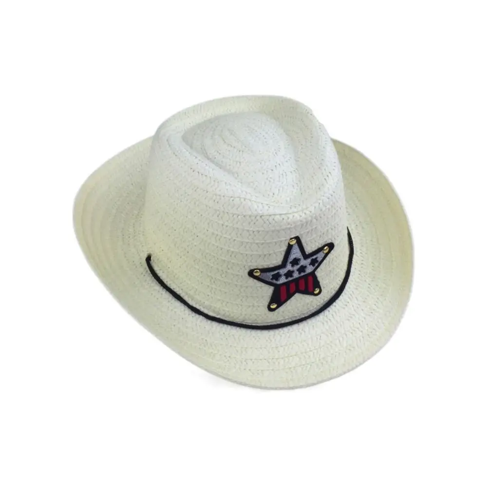 

Summer Bucket Hat Jazz Hat Cowboy Hat Pentagram Hat Straw Sun Cap Children Hats