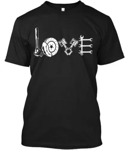 

Mechanic Love T-Shirt Made in the USA Size S to 5XL