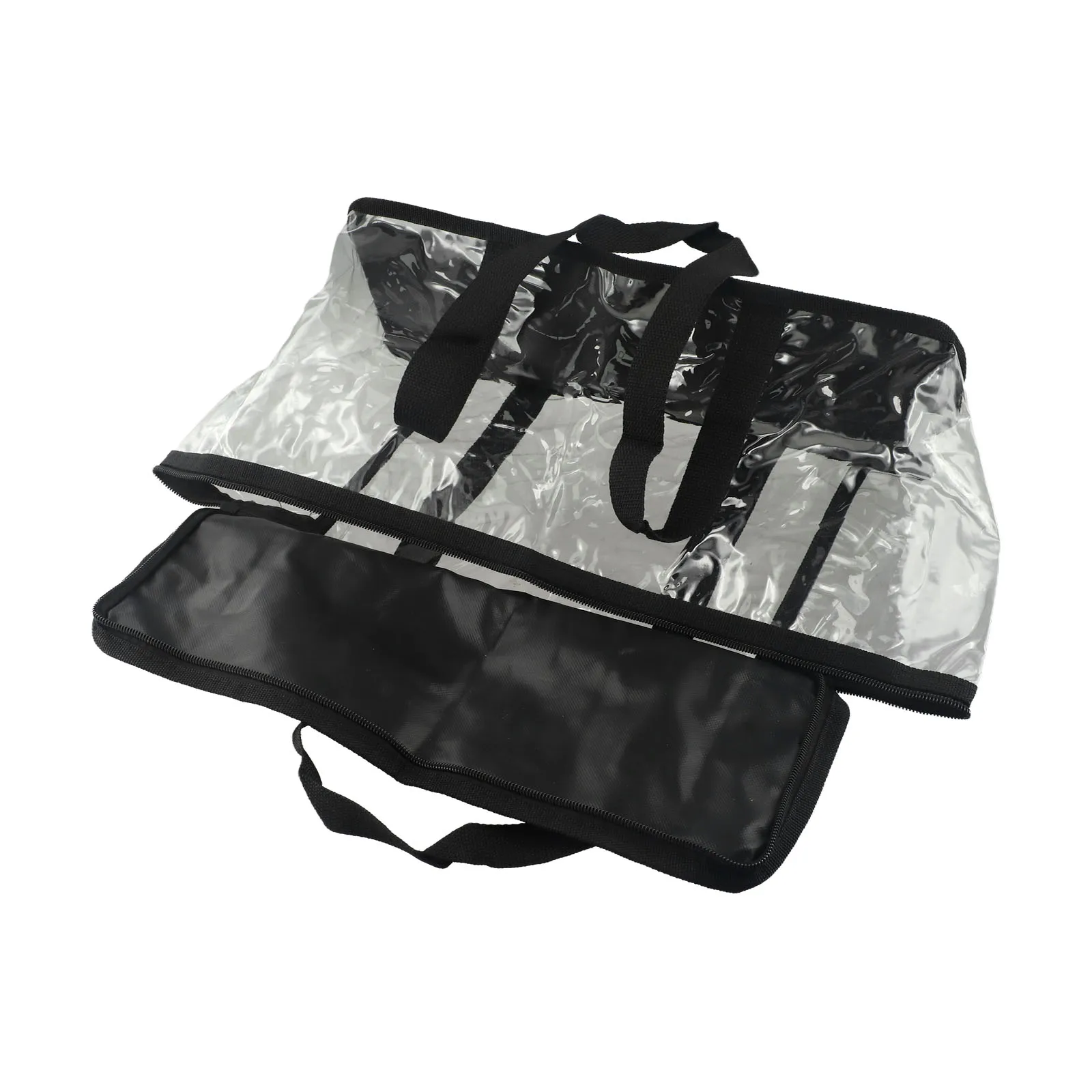 1pc Clear Tote Bag Transparent Shoulder Bag Large Capacity Tool Bag Waterproof PVC With Removable Adjustable Strap