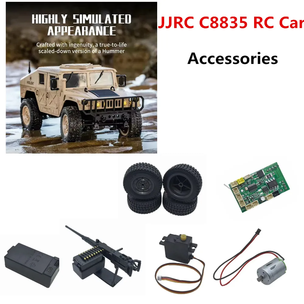 JJRC C8835 Teile/Reifen/Motor/Motherboard/Servo/Batterie/7,4 V 500 mAh Original Zubehör Verwendung Für JJRC C8835 RC Auto