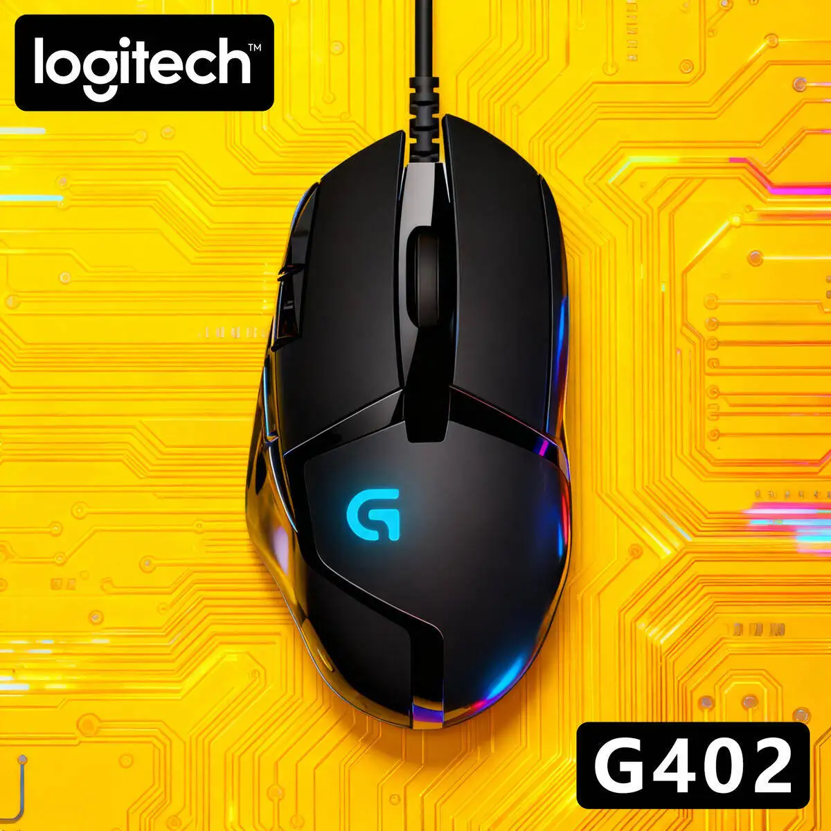 

Игровая мышь Logitech G402 Hyperion Fury, проводная, 4000 точек на дюйм, 8 программируемых кнопок, Fusion Engine, 500 IPS, отклик 1 мс, Mac/ПК