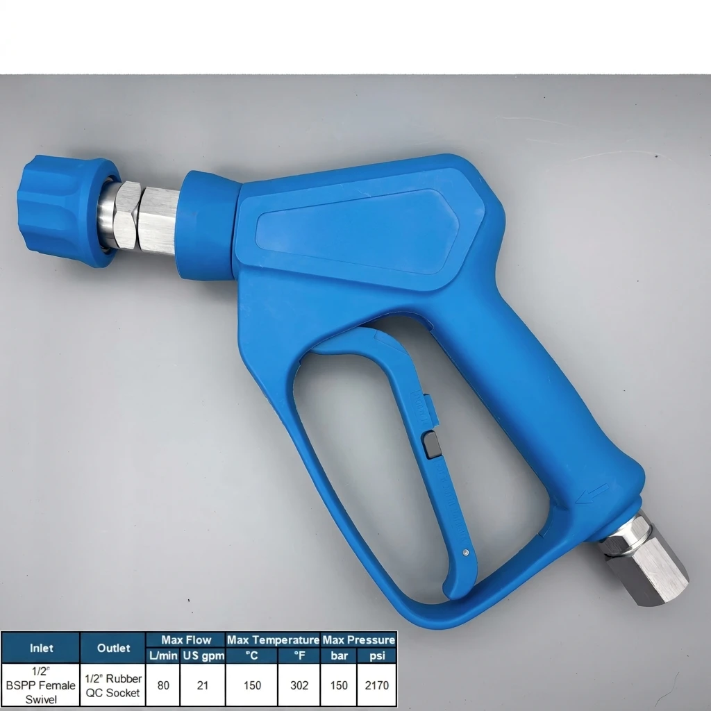 New Foam and Rinse 304 Stainless Steel Food Grade High Pressure Wash Gun Model 4001-3 for Sanitation Cleaning