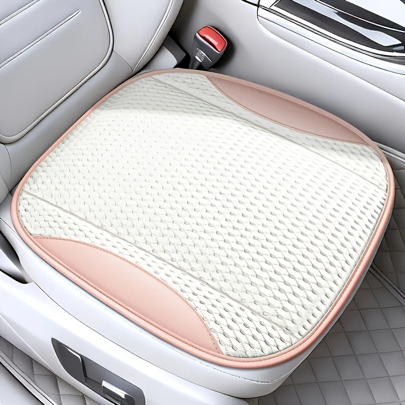 1pc Breathable Car Seat Cushion, Car Seat Cover Front Seat, Quick Cooling Summer Seat Pad, Car Interior Accessory Single Piece