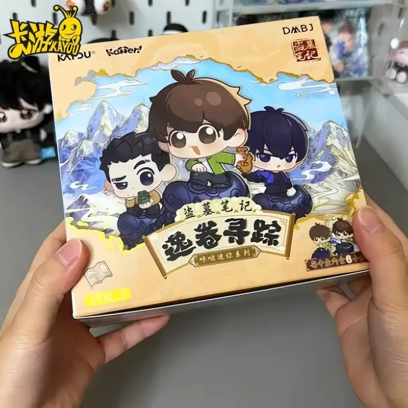 

KAYOU Genuine The Lost Tomb DMBJ Mini Action Figure Hidden Edition Wu Xie Zhang Qiling Clickable Pen Cap XP Anime Card Toys