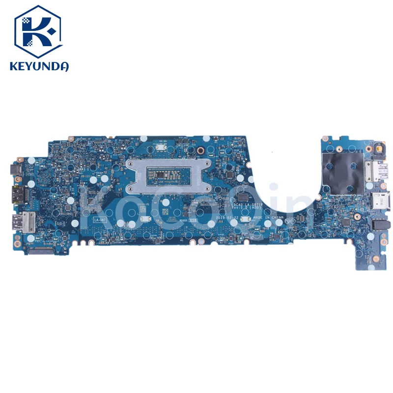 Imagem -06 - Placa-mãe Portátil para Dell Latitude Notebook Mainboard I58365u I79665u 480 Ghz Cn0g2kkx 0g2kkx Edc40 La-g871p Srf9w