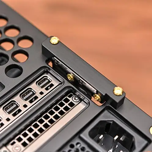 V9 Captain Полностью алюминиевый источник питания FLEX на заказ Небольшое шасси Поддержка двойного слота Полувысокий PCI