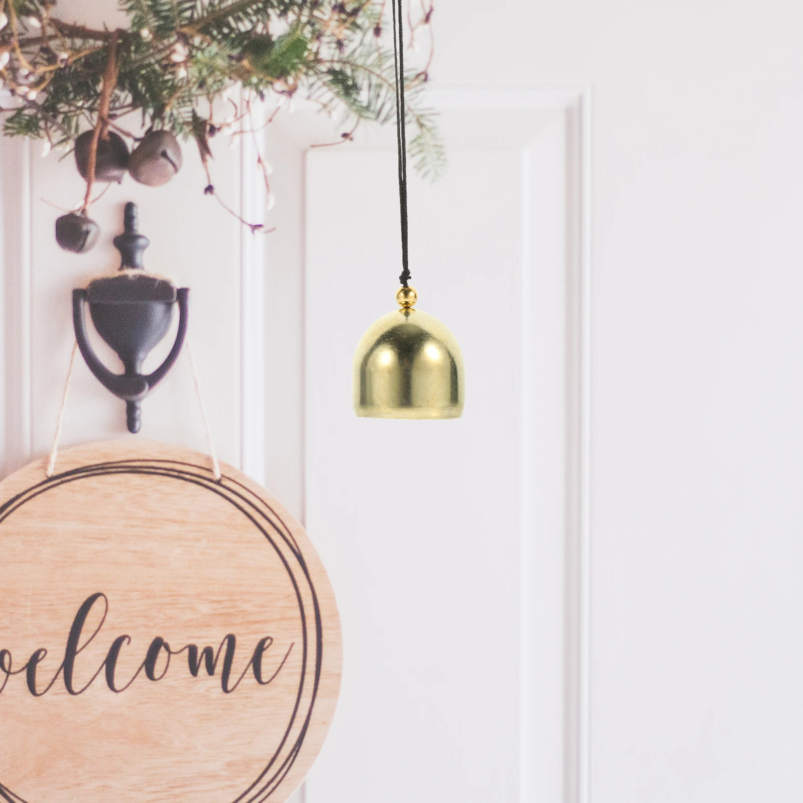 

12 Pcs Copper Bells Small Size Christmas Decorations Home Garden Hanging Wind Chimes Golden naments Holiday Wreath Craft