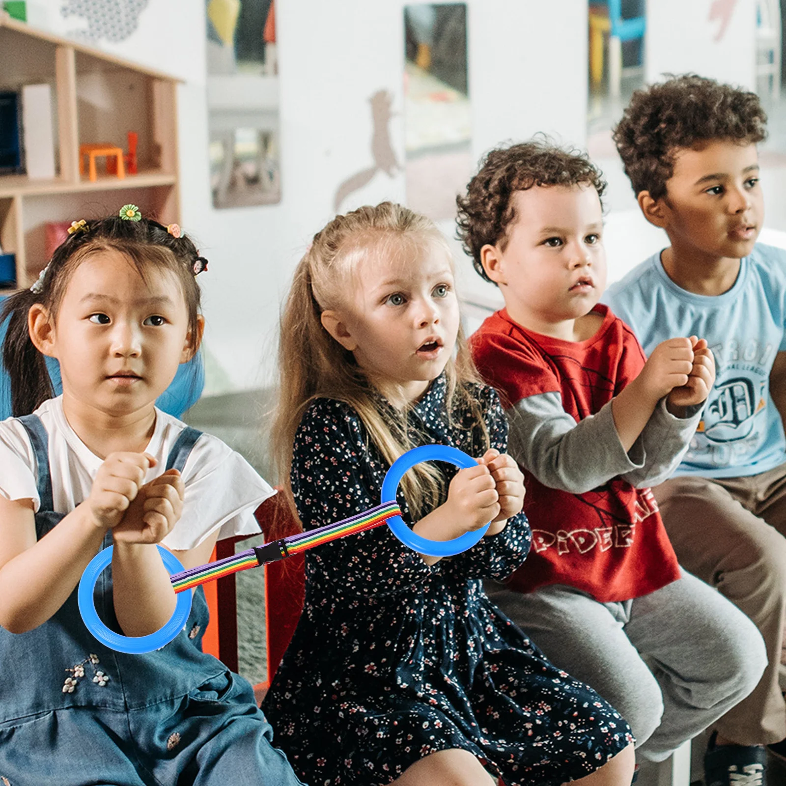 12 قطعة حبل المشي الآمن للأطفال مشرق الملونة مكافحة خسر المقود للأطفال الصغار في الهواء الطلق بارك التنزه أنشطة التخييم مقود الطفل #5