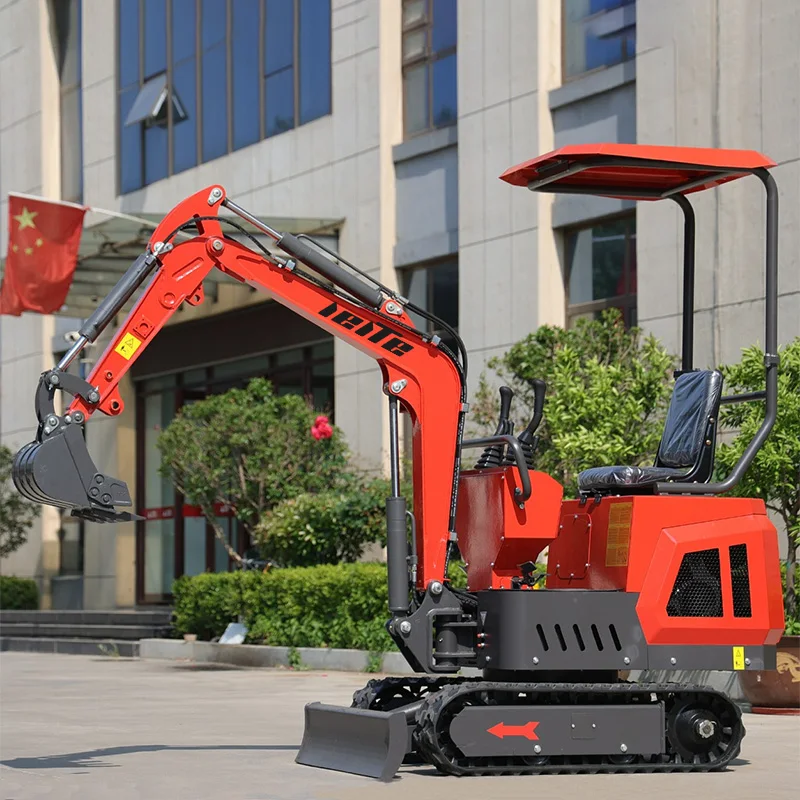 China Garden minibagger customization 1ton Mini Excavator Micro Crawler Digger Hydraulic Small Excavators for sale