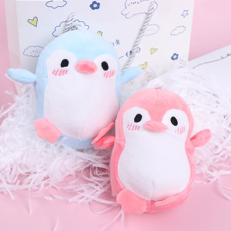 Lovely 12CM Penguin Stuffed Plush Toy Baby kid\'s Gift Key Chain Plush Toy Doll