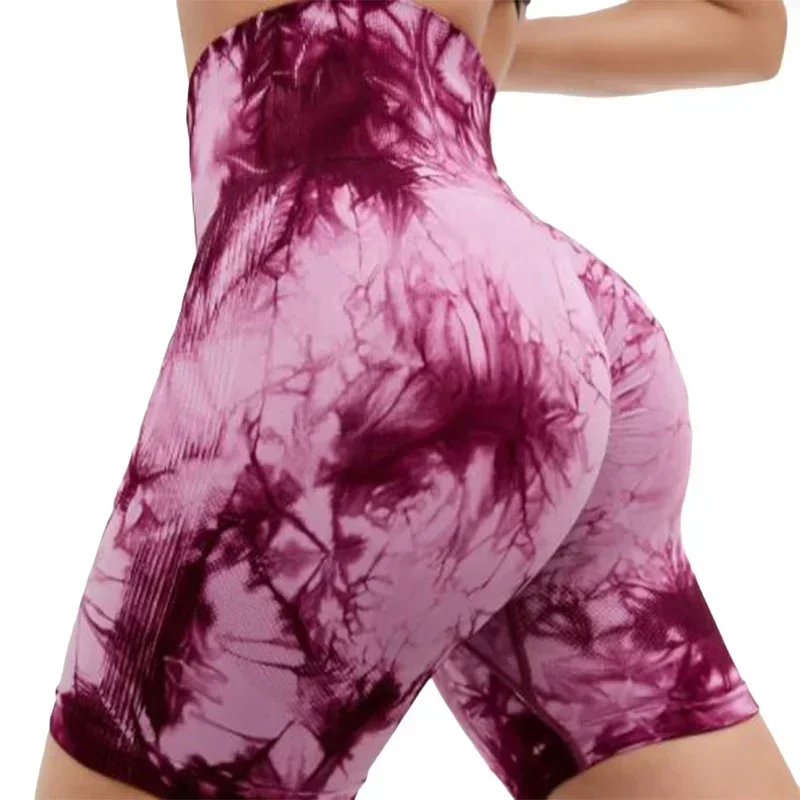 

Women's Peach Lift Yoga Shorts - High Waist Crop Fitness Shorts with Tummy Control Tight Gym Workout Leggings