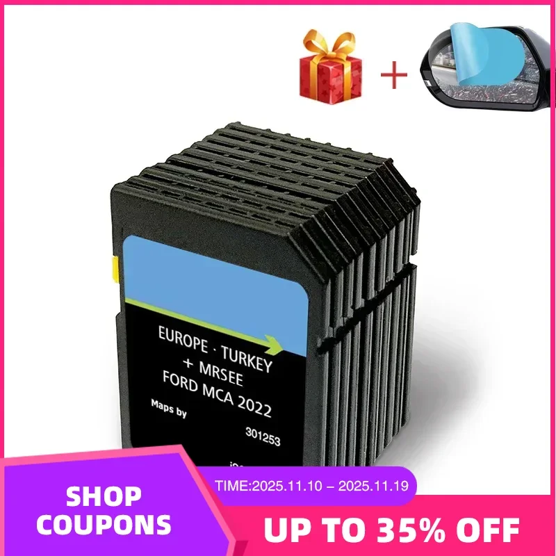 

Latest SD Card 2022 for Ford MCA Touch Screen Focus Kuga Mondeo S-Max Galaxy Map Europe V12