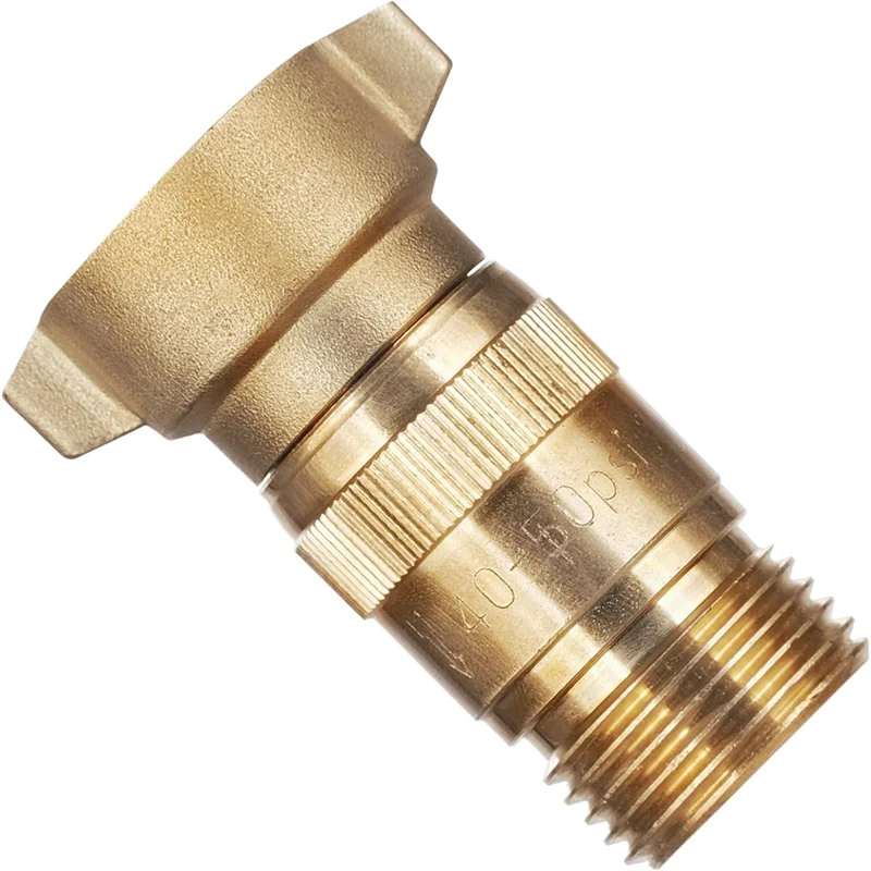 ABKS-RV High Flow Water Pressure Regulator With Filter, Brass Lead-Free 40-50 PSI Pre-Set Water Pressure Reducer