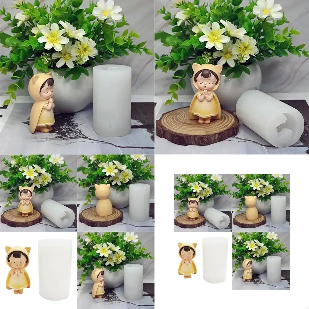 62KD Angelic Silicone Mold Make Angel Soaps and Ice Cubes Rusin Mould