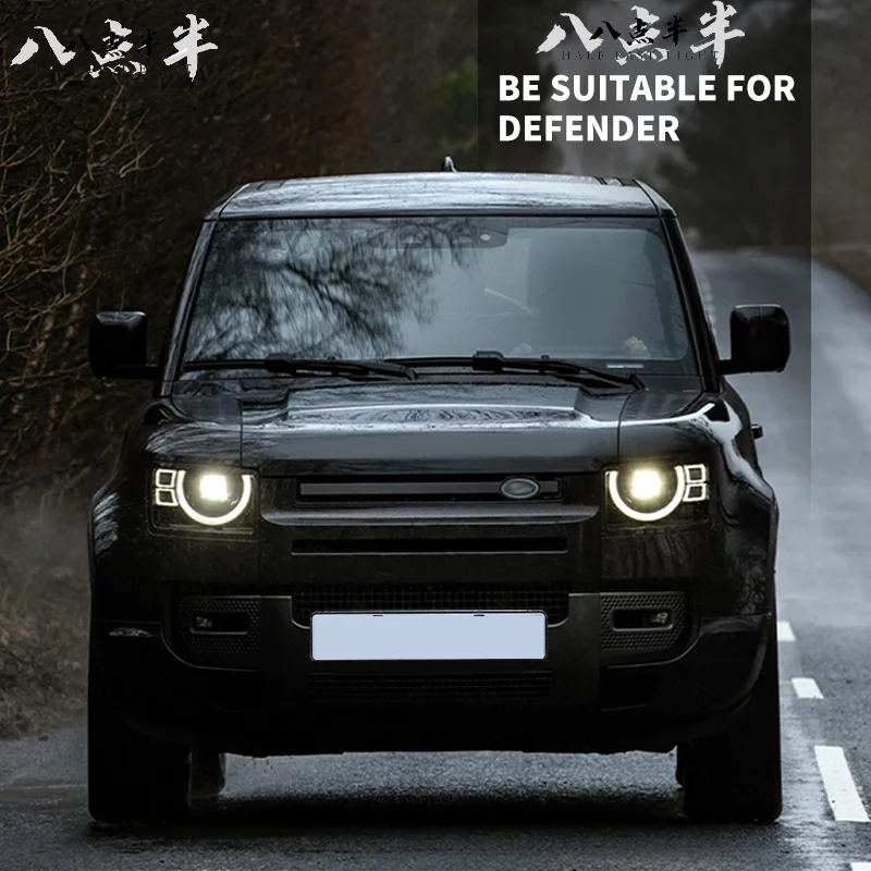 

2025For 2020-2025 Land Rover Defender 90/110 LED Matrix Headlights New Model Upgrade and Replacement with 6500k Color Temperatu