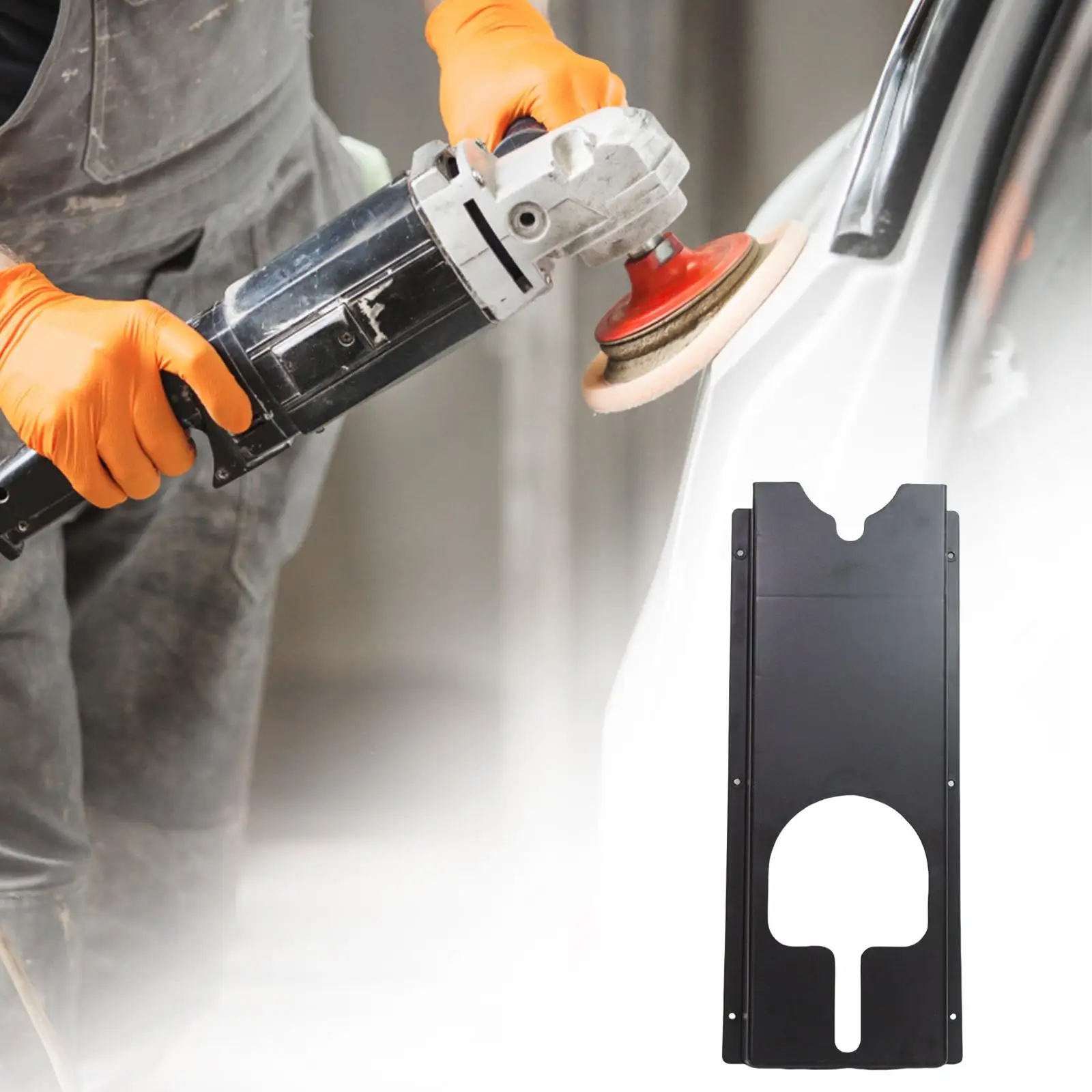 

Polisher Holder with Cable Storage Bracket Supplies Frame Neat Hanger Wall Mount Durable with Screws for Car Polisher