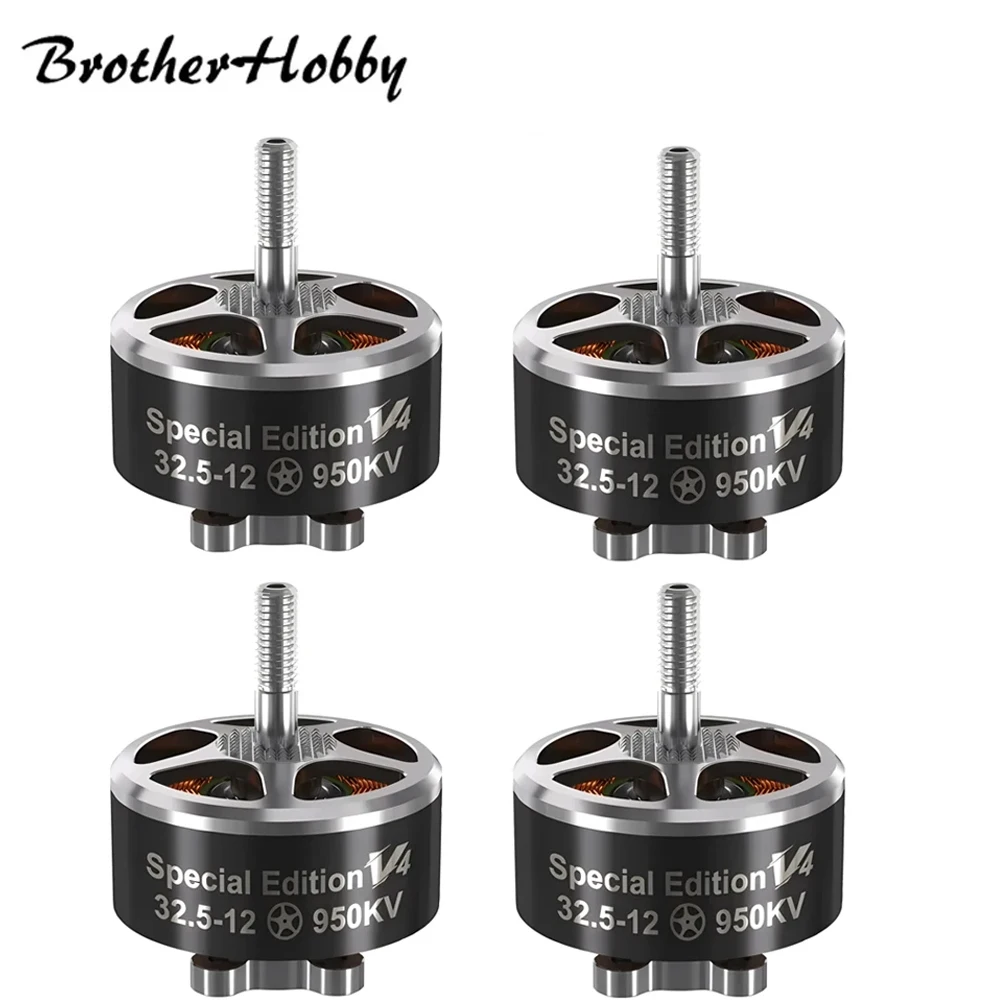 BrotherHobby Special Edition V4 32.5-12 580KV/950KV/1050KV Motor Brushless Motor For 9-13Inch FPV Long Rang Racing Drone X9 X13