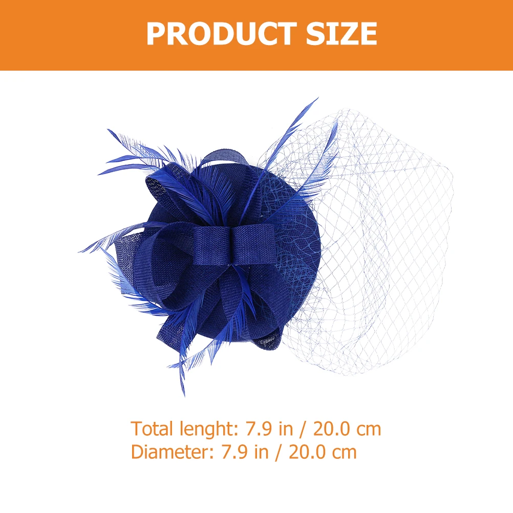 

Mesh Fascinator Headband Women Tea Party Hat Banquet Headdress Durable Comfortable All Day Wear Accessory Fascinator Hat